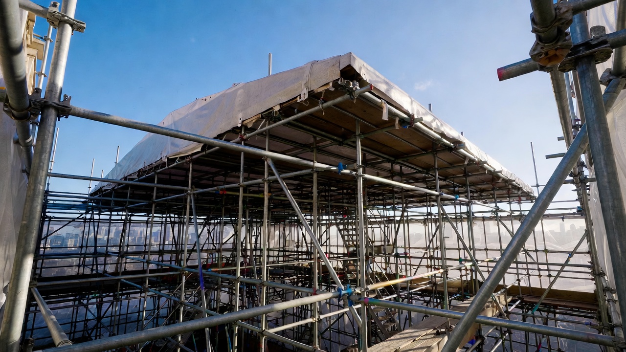 Temporary Roof Scaffolding